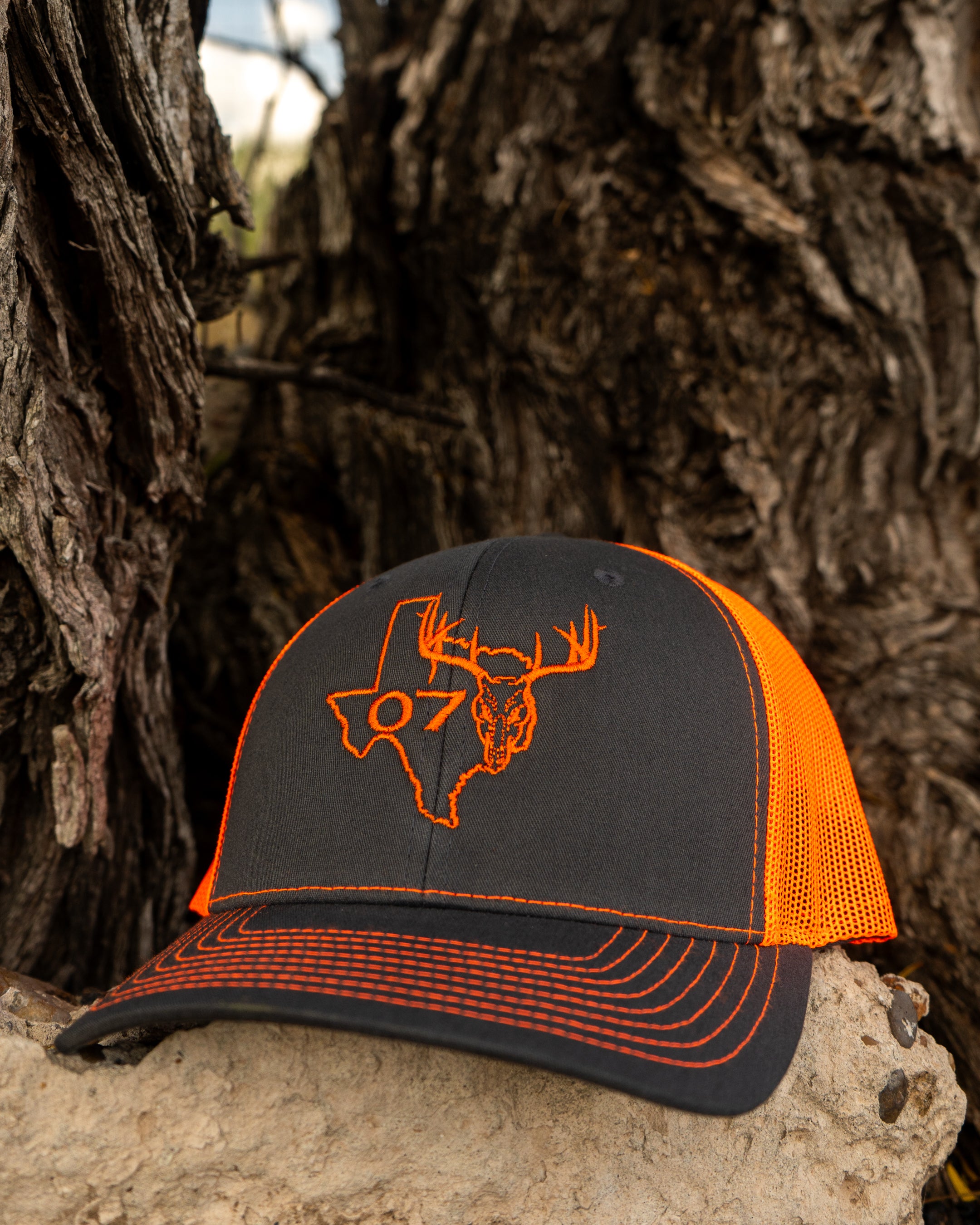 07 Cap - Richardson 112 Grey/Orange