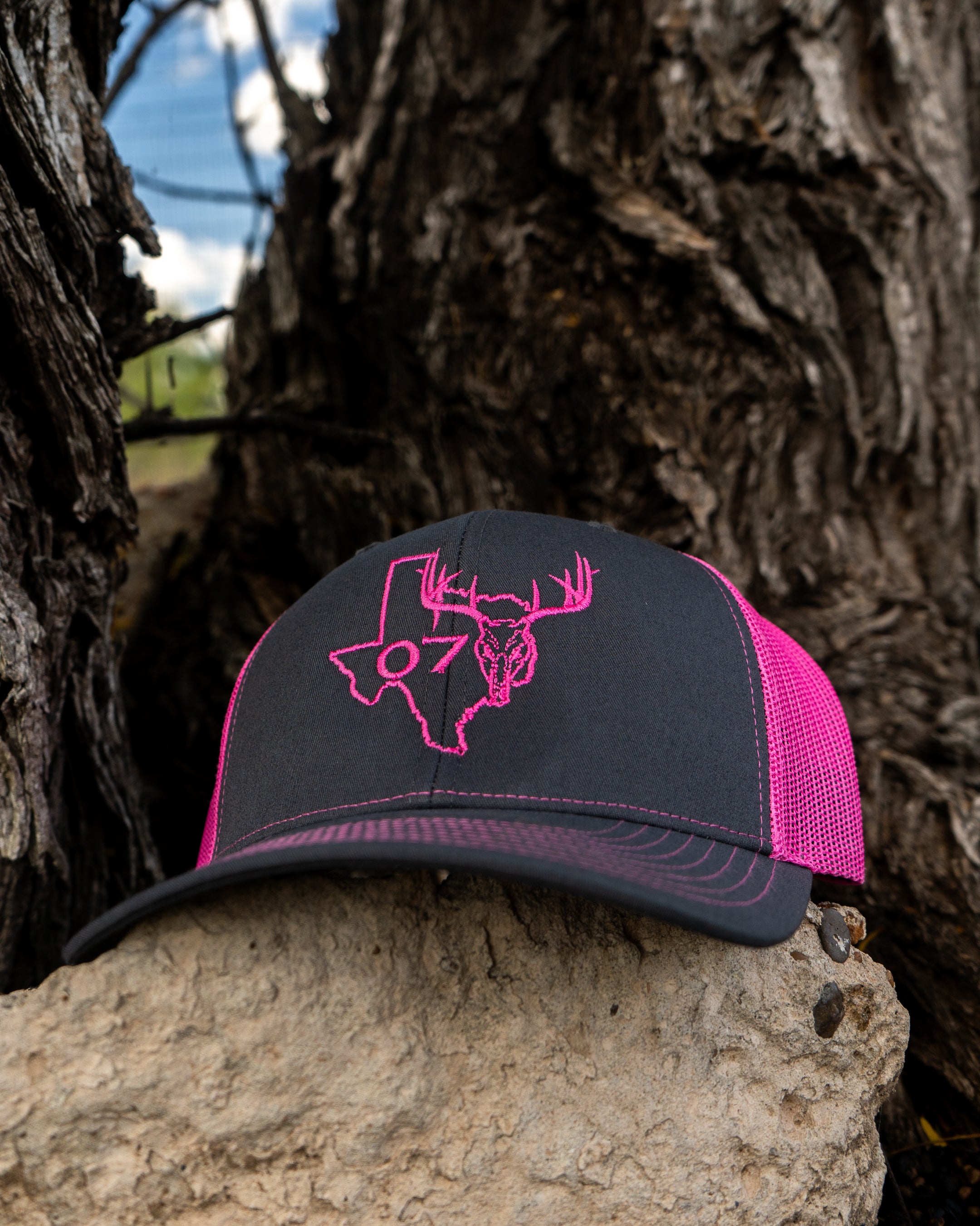 07 Cap - Richardson 112 Grey/Pink